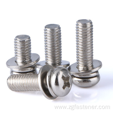 Bolt Or Screw And Washer Assemblies With Plain Washers